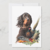 Gordon Setter Kaart (Achterkant)