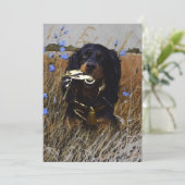 Gordon Setter Kaart (Staand voorkant)