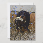 Gordon Setter Kaart (Achterkant)