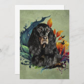 Gordon Setter Kaart (Voorkant / Achterkant)