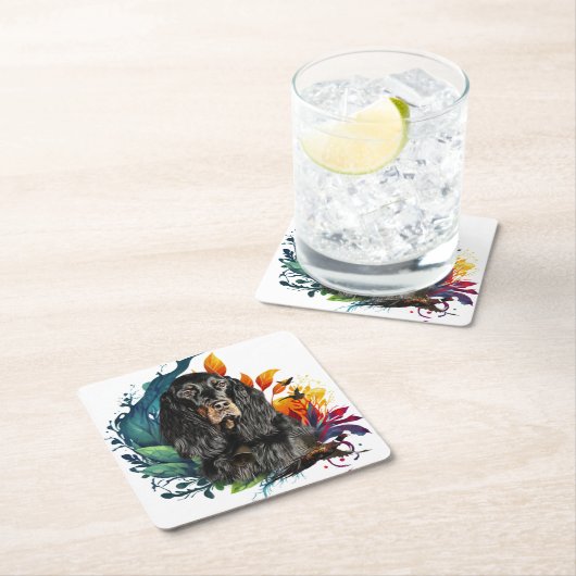 Gordon Setter Kartonnen Onderzetters (Insitu)