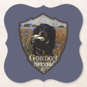Gordon Setter Kartonnen Onderzetters (Voorkant)
