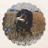 Gordon Setter Kartonnen Onderzetters (Voorkant)