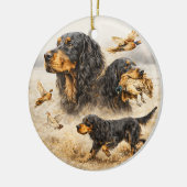 Gordon Setter Keramisch Ornament (Links)