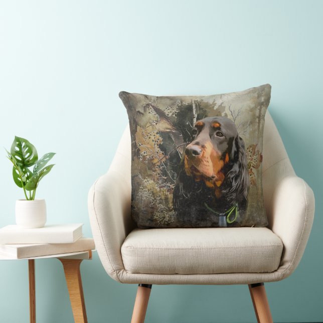 Gordon Setter Kussen (Stoel)