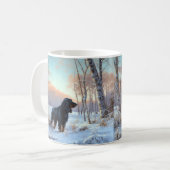 Gordon Setter Laat het Sneeuwen Kerstmis Koffiemok (Voorkant links)