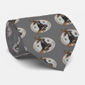 Gordon Setter leeft in het Stropdas Hunt (Opgerold)