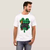 Gordon Setter Leprechaun St Patricks Day Lucky C T-shirt (Voorkant volledig)