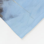 Gordon Setter liet het sneeuwen Kerstmis Fleece Deken (Hoek)