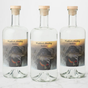 Gordon Setter Likeurfles Etiket