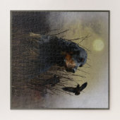 Gordon Setter , maatje voor jagers Legpuzzel (Horizontaal)