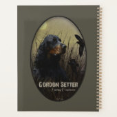 Gordon Setter , maatje voor jagers Planner (Achterkant)