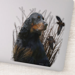 Gordon Setter , maatje voor jagers Sticker