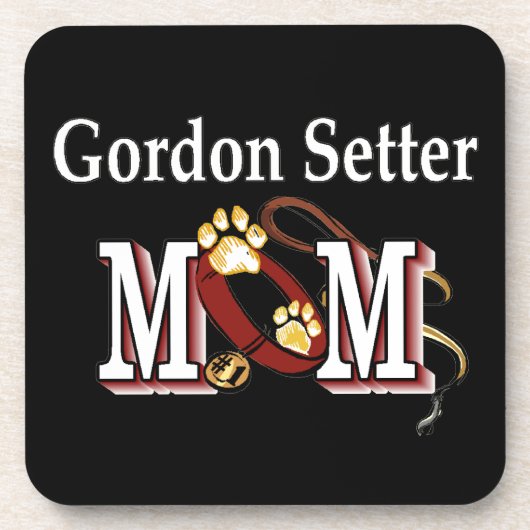 Gordon Setter mama Gifts Bier Onderzetter (Voorkant)