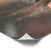 Gordon setter met fazanten, Art Perfect Poster (Hoek)