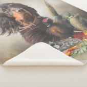 Gordon setter met fazanten, Art Sherpa Deken (3/4)