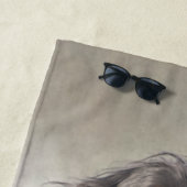 Gordon setter met fazanten, Art Strandlaken (In situ)