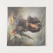 Gordon setter met fazanten, Kunst Wandkleed (Voorkant (horizontaal))