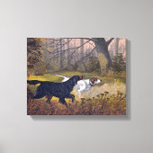 Gordon Setter op Point Print op Canvas (Voorkant)