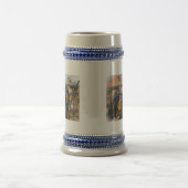 Gordon Setter over een stuntcadeau Bierpul (Center)