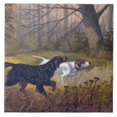 Gordon Setter over Point Tegeltje (Voorkant)