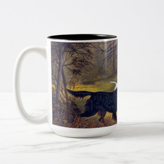 Gordon Setter over Point Tweekleurige Koffiemok (Links)