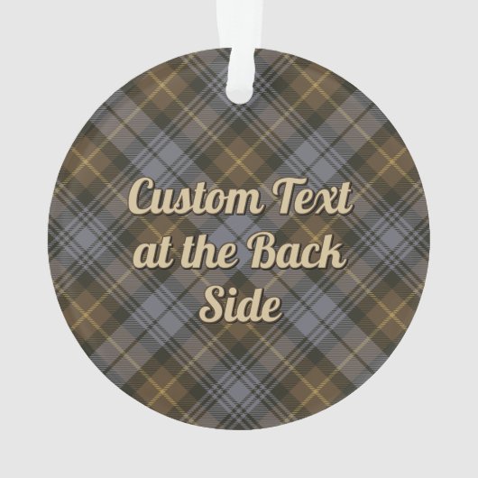 Gordon Setter over Weathered Gordon Ornament (achterkant)