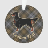 Gordon Setter over Weathered Gordon Ornament (voorkant)
