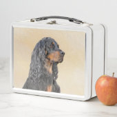 Gordon Setter Painting - Cute Original Dog Art (In situ)