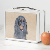 Gordon Setter Painting - Cute Original Dog Art (In situ)