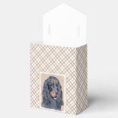 Gordon Setter Painting - Cute Original Dog Art Bedankdoosjes (Geopend)