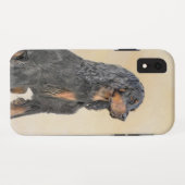 Gordon Setter Painting - Cute Original Dog Art Case-Mate iPhone Case (Achterkant (horizontaal))