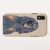 Gordon Setter Painting - Cute Original Dog Art Case-Mate iPhone Case (Achterkant (horizontaal))