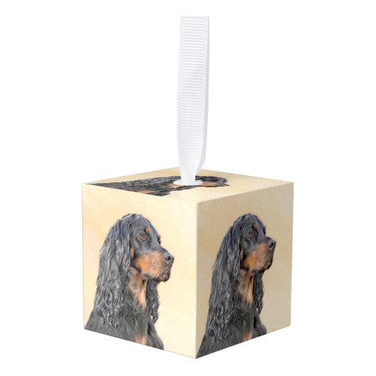 Gordon Setter Painting - Cute Original Dog Art Decoratie (Voorkant hoekig)