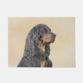 Gordon Setter Painting - Cute Original Dog Art Deurmat (Voorkant)