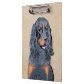 Gordon Setter Painting - Cute Original Dog Art Klembord (Links)