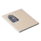 Gordon Setter Painting - Cute Original Dog Art Notitieblok (Schuin)