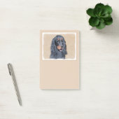 Gordon Setter Painting - Cute Original Dog Art Post-it® Notes (Kantoor)
