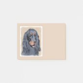 Gordon Setter Painting - Cute Original Dog Art Post-it® Notes (Voorkant)