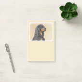 Gordon Setter Painting - Cute Original Dog Art Post-it® Notes (Kantoor)