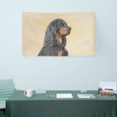 Gordon Setter Painting - Cute Original Dog Art Spandoek (Beurs)
