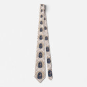 Gordon Setter Painting - Cute Original Dog Art Stropdas (Voorkant)