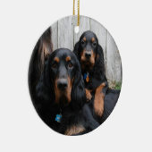 Gordon Setter Pals Foto Ornament (Rechts)