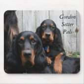 Gordon Setter Pals Mousepad Muismat (Voorkant)