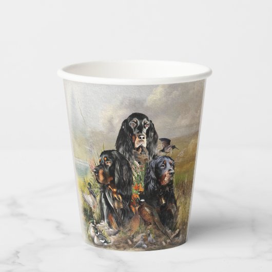 Gordon Setter  Papieren Bekers (Voorkant)