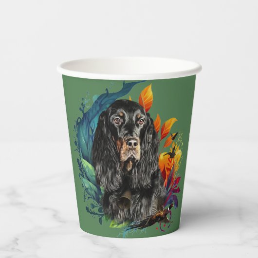 Gordon Setter Papieren Bekers (Achterkant)