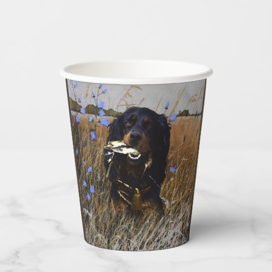 Gordon Setter  Papieren Bekers (Achterkant)