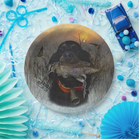 Gordon Setter Papieren Bordje (Feest)