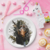 Gordon Setter Papieren Bordje (Feest)