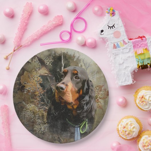 Gordon Setter Papieren Bordje (Feest)